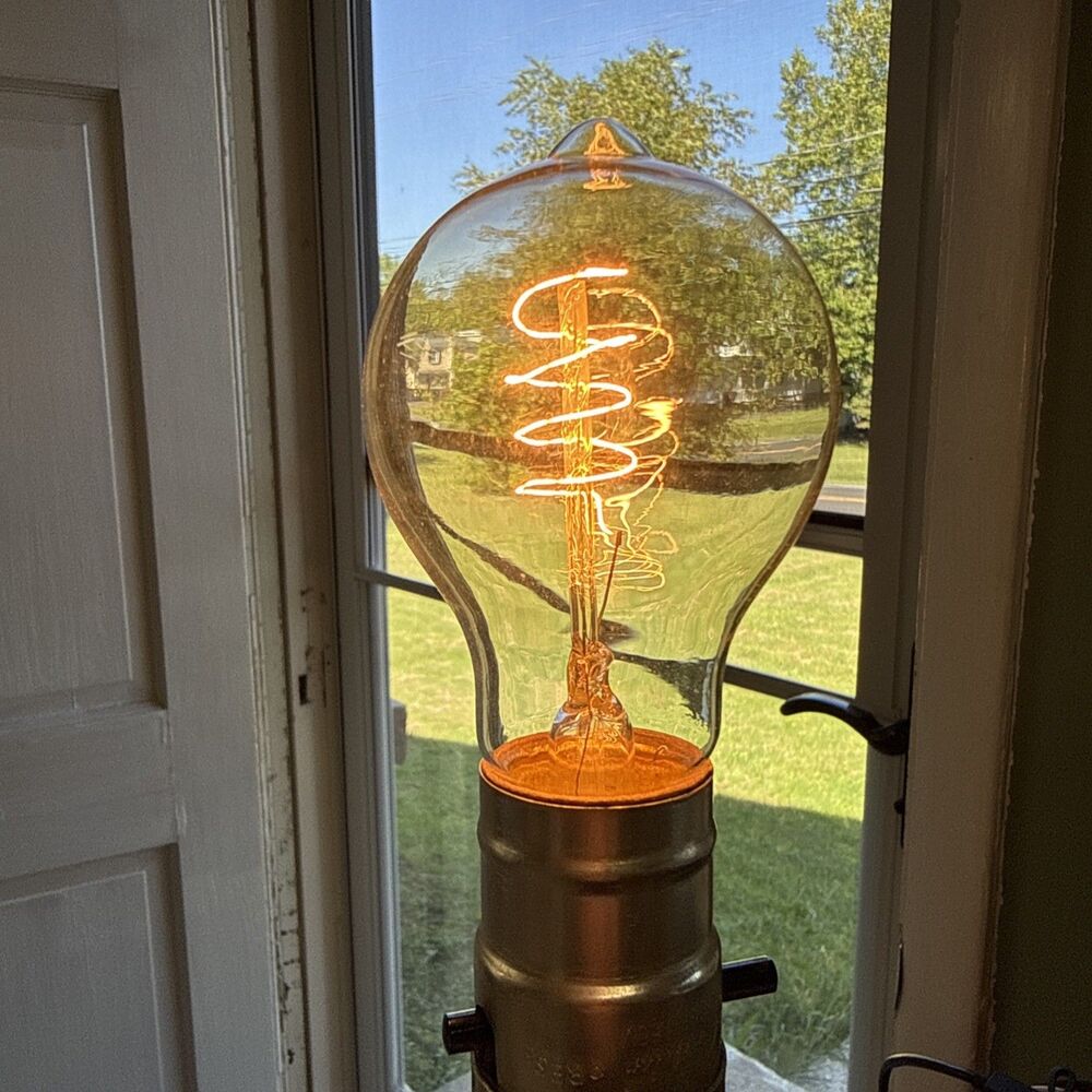 8 Nostalgia Era Clear Light Bulbs #L5144, 60W 130V A-19 Bulb 3,000 Hours